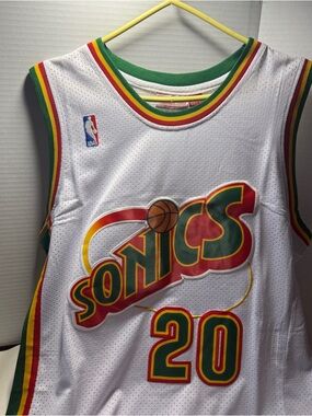 Mitchell & Ness Gray Payton Seattle SuperSonics Hardwood Classics Jersey 44L